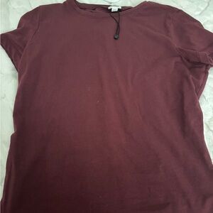 garage Women's Burgundy T-Shirt